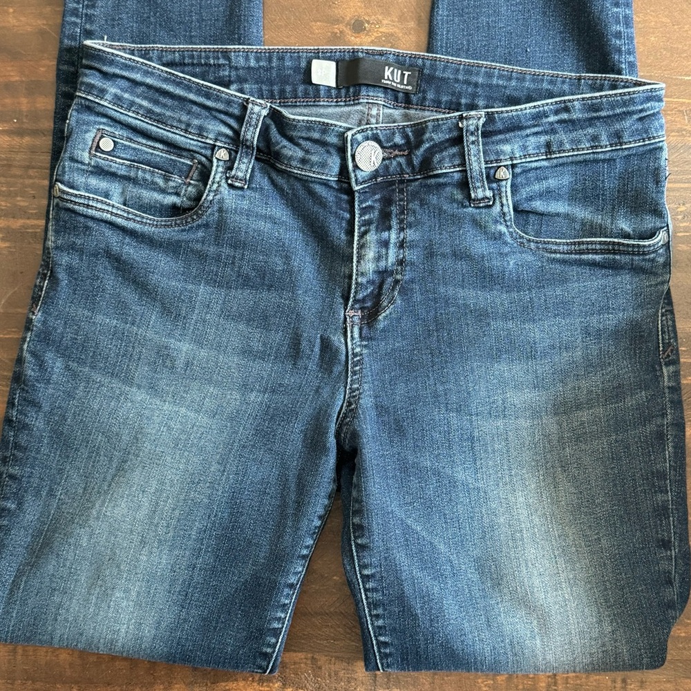 Kut from the Kloth Women's Dark Blue Skinny Jeans